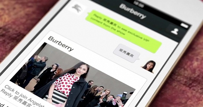 Luxury Fashion Brands Find Home On WeChat